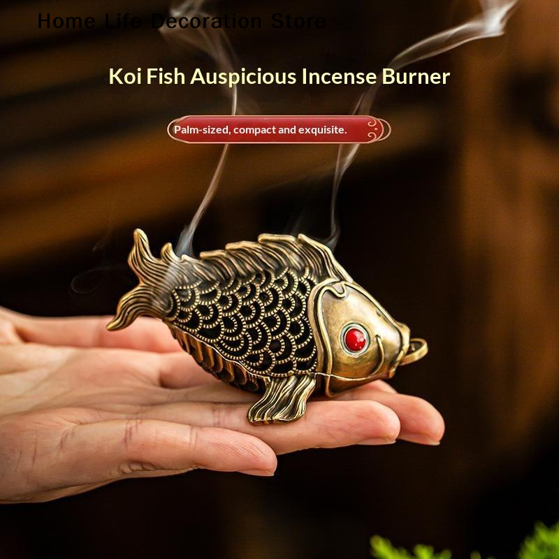 Home Fragrance Incense - 【H】Incense Burner Alloy Hollow Incense Holder