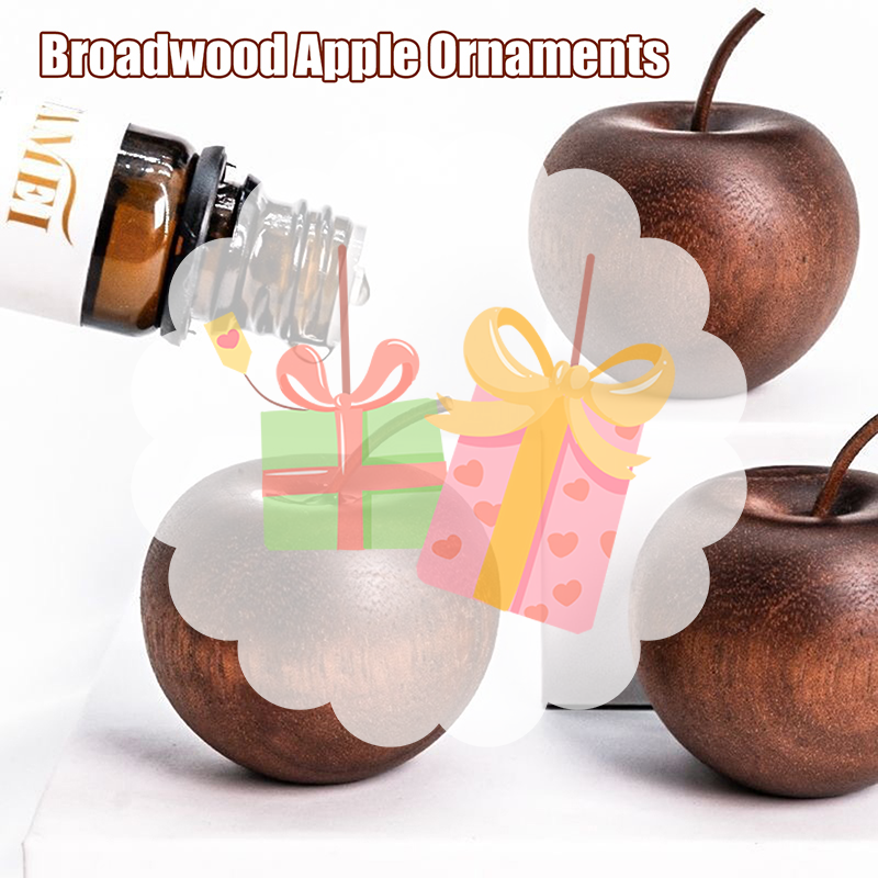 Home Fragrance Essential Oils - 1PCS Of Wooden Apple Shaped Essential