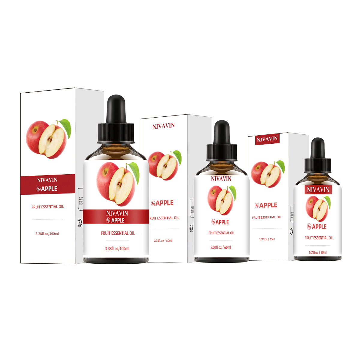 Home Fragrance Co - NIVAVIN 30ml/60ml/100ml apple essential oil, rich