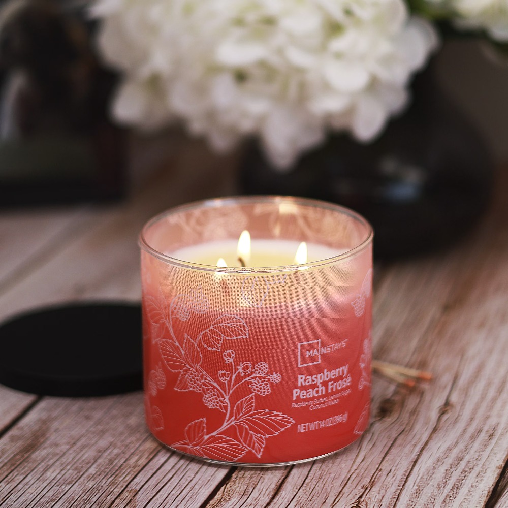 Home Fragrance Large - 3 Wick Ombre Wrap Scented Candle