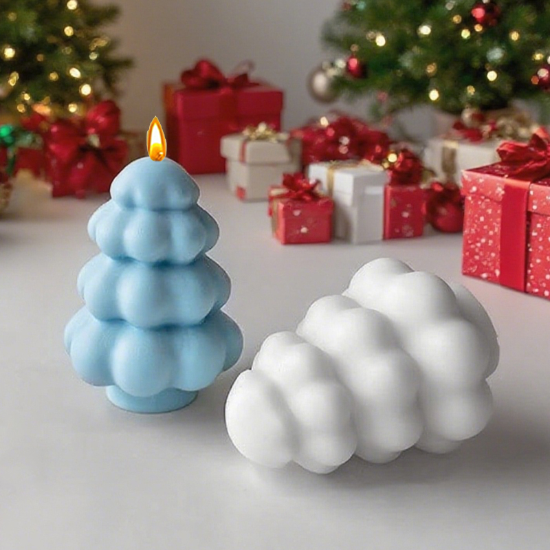 Home Fragrance Gel - 1 piece, doughnut star Christmas tree