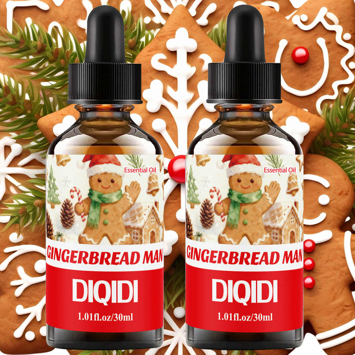 Home Fragrance Co - 2Pcs 2Pcs Gingerbread Man Essential Oil