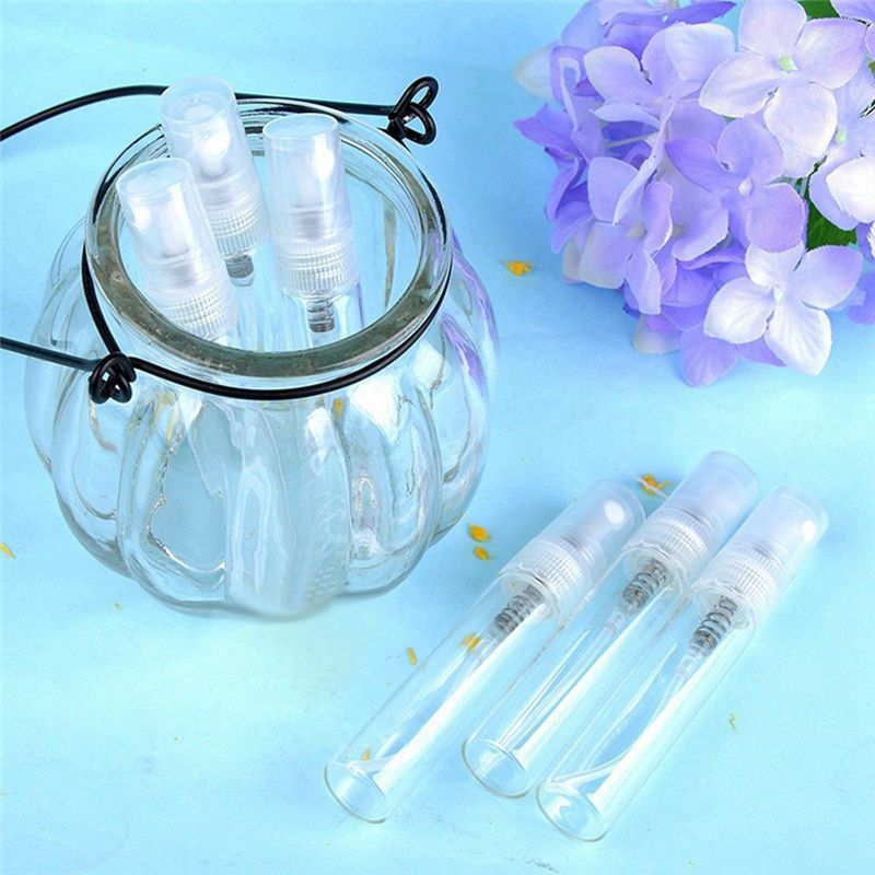 ABWZ-75Pcs Mini 5Ml Glass Refi - Perfume Atomizer Travel 评论和价格