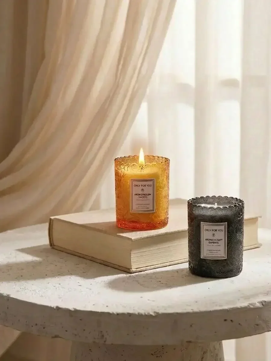 Natural Soy Wax Scented Candle - Home Fragrance Edg 评论和价格