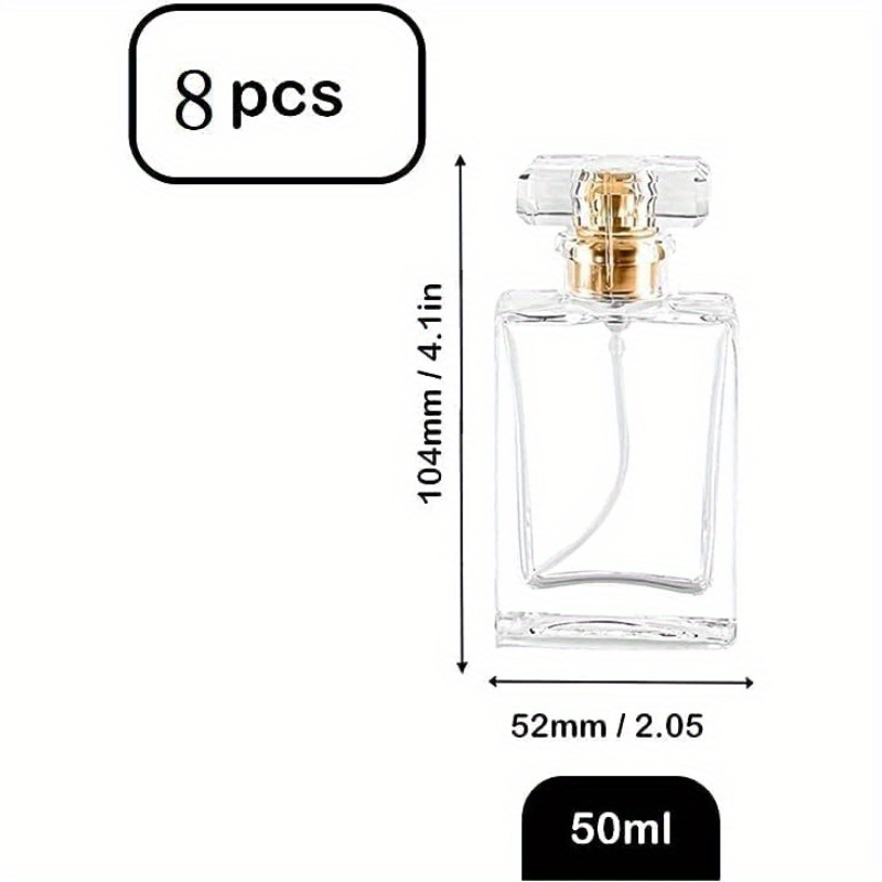 8pcs 30ml Glass Perfume Bottle - Perfume Atomizer Travel 评论和价格