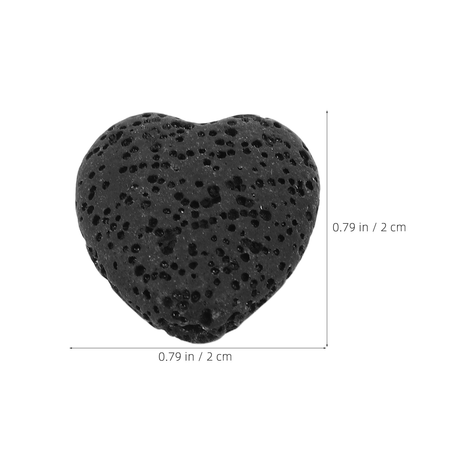 20Pcs Heart Volcanic Lava Rock - Home Fragrance Essential Oils 评论和价格