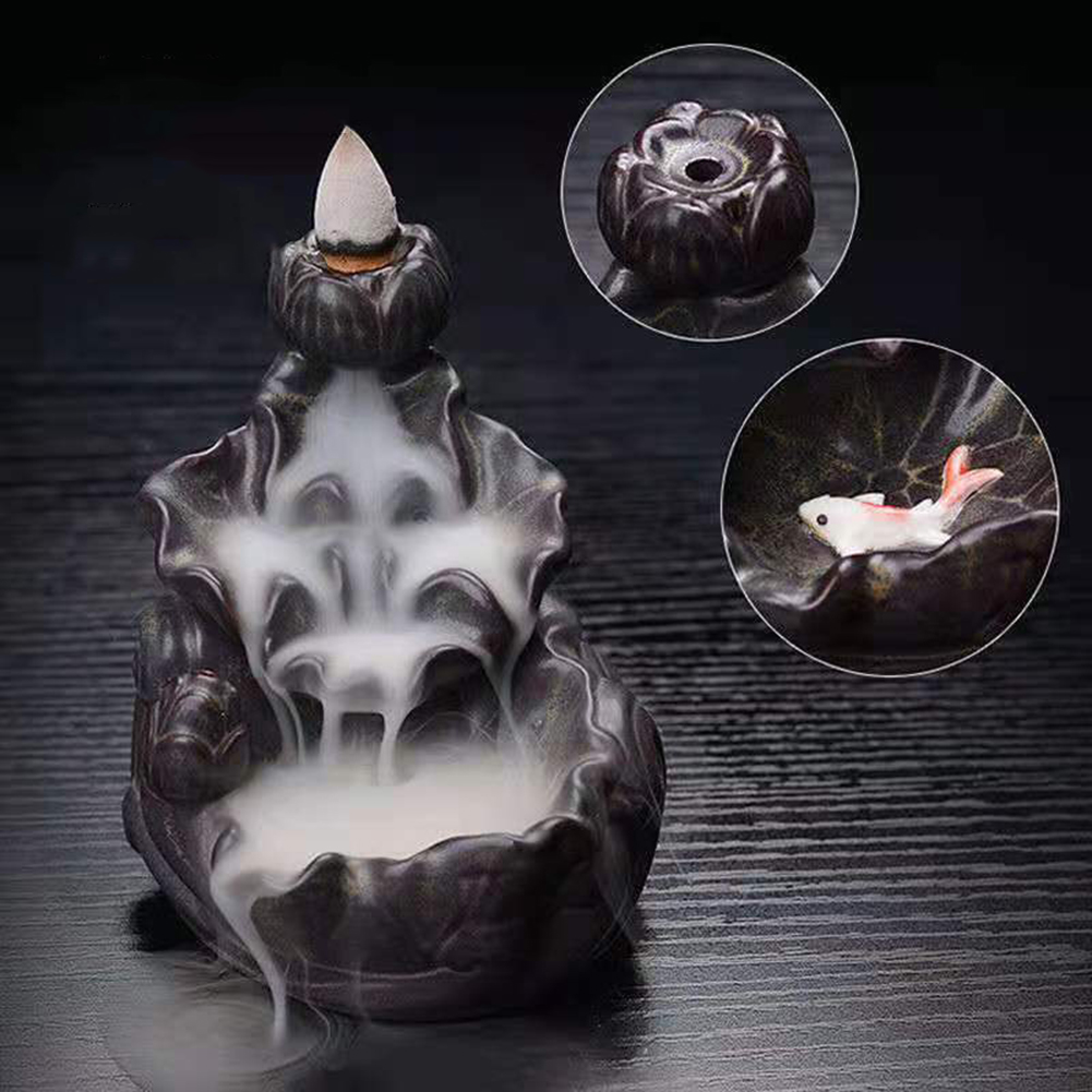 Backflow Incense Burner Censer - Home Fragrance Incense 评论和价格