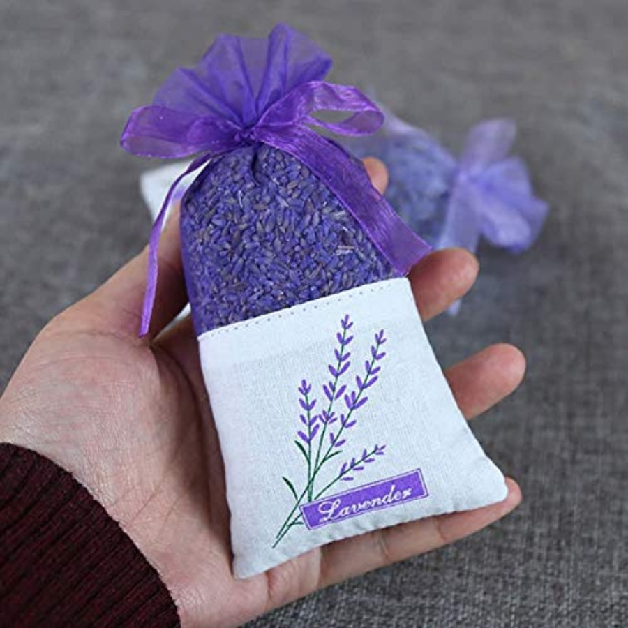 Lavender Sachet Bags, Natural  - Home Fragrance Flowers 评论和价格