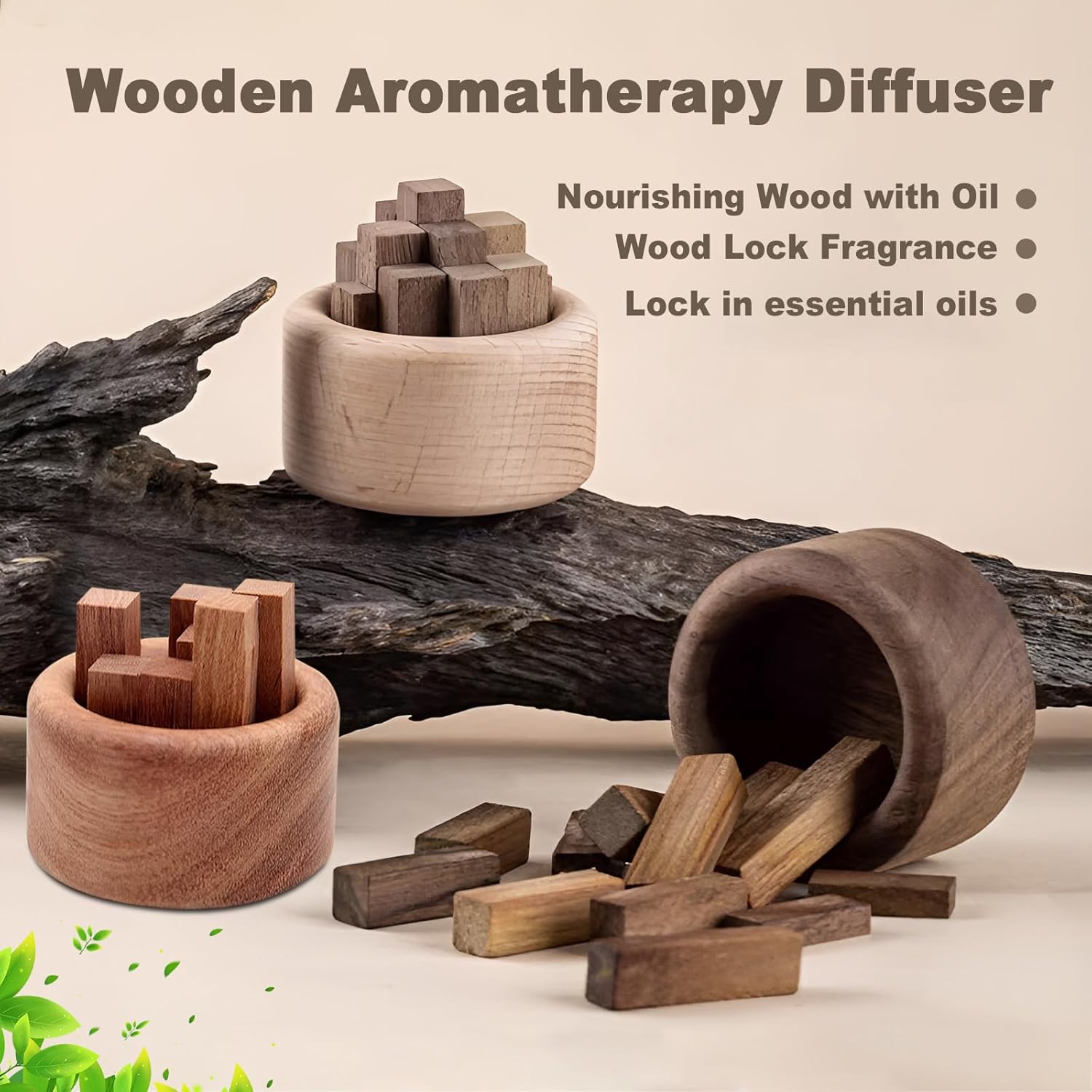 1/3pcs wooden essential oil di - Home Fragrance Set 评论和价格