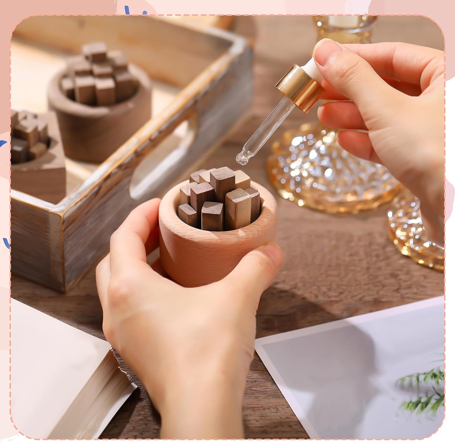 1/3pcs wooden essential oil di - Home Fragrance Set 评论和价格