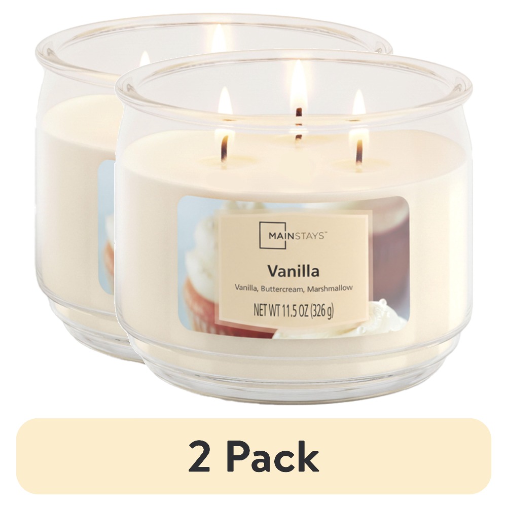 Vanilla Scented Glass Jar Cand - Home Fragrance Aromatherapy 评论和价格