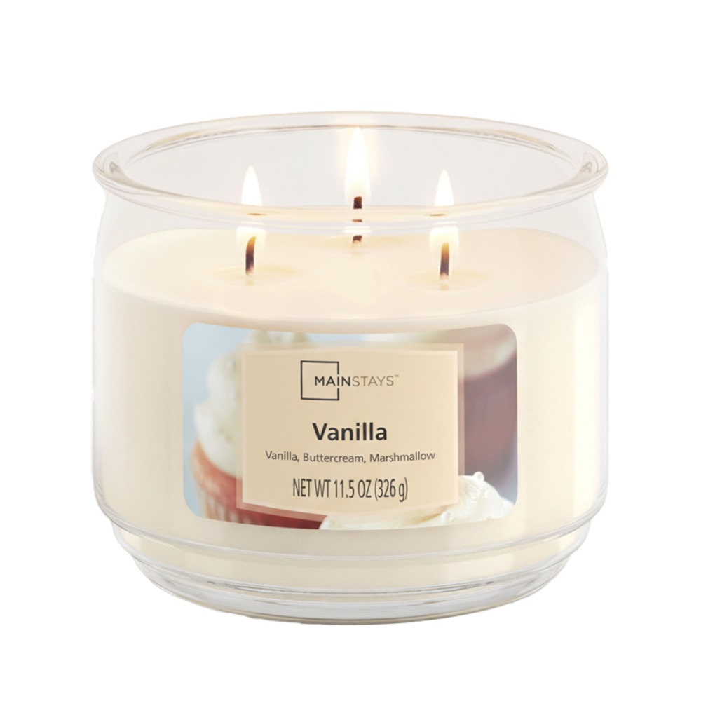 Vanilla Scented Glass Jar Cand - Home Fragrance Aromatherapy 评论和价格