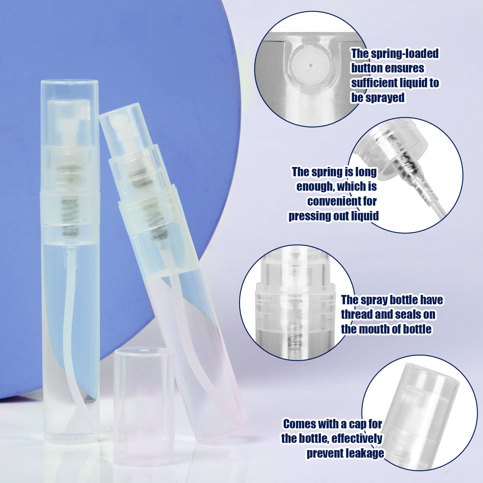 10pcs 5ml mini plastic spray b - Perfume Atomizer Travel 评论和价格