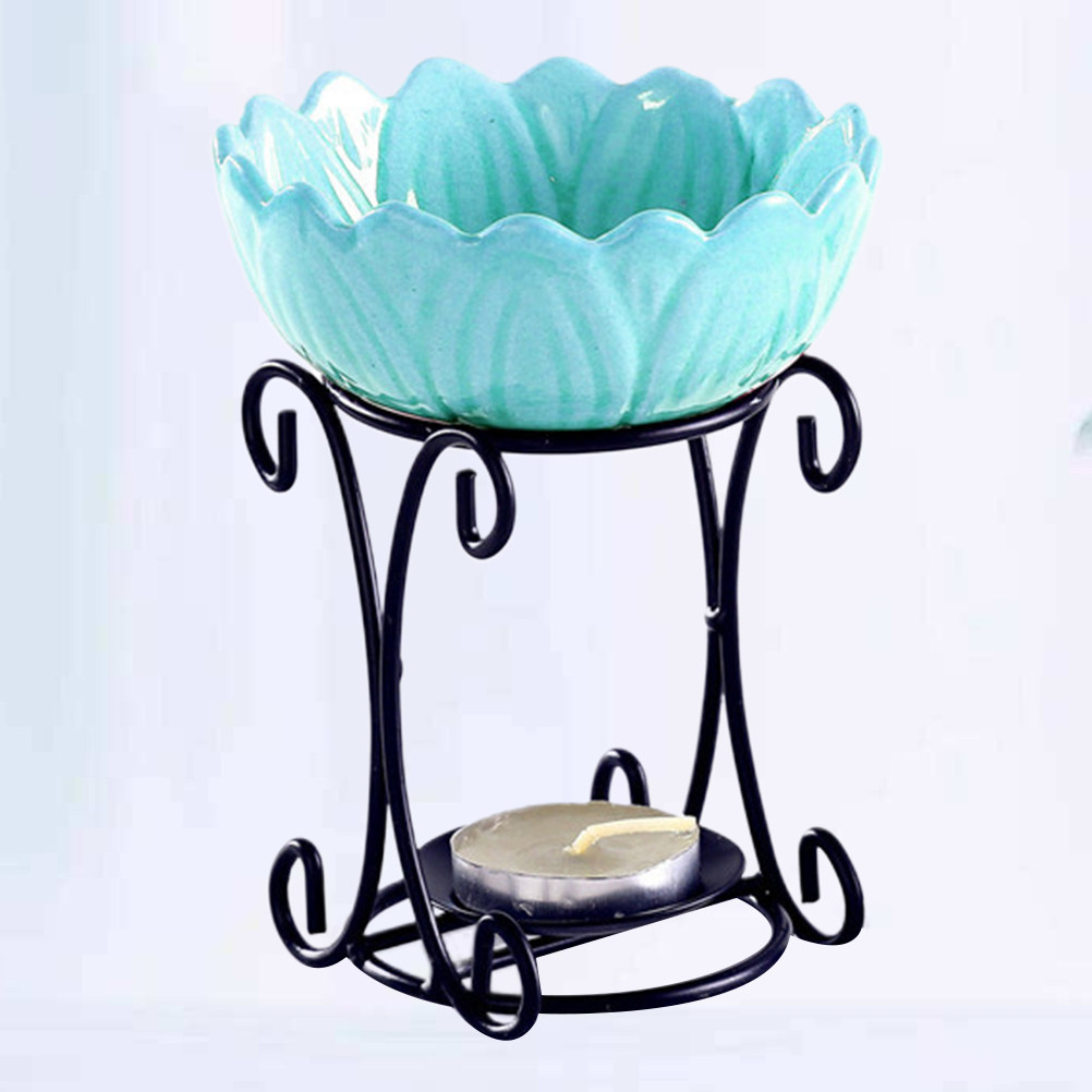 Dual-Function Iron Candlestick - Home Fragrance Oil Burner 评论和价格