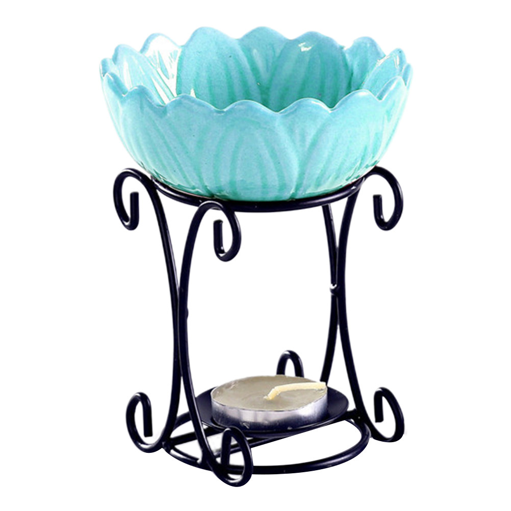 Dual-Function Iron Candlestick - Home Fragrance Oil Burner 评论和价格