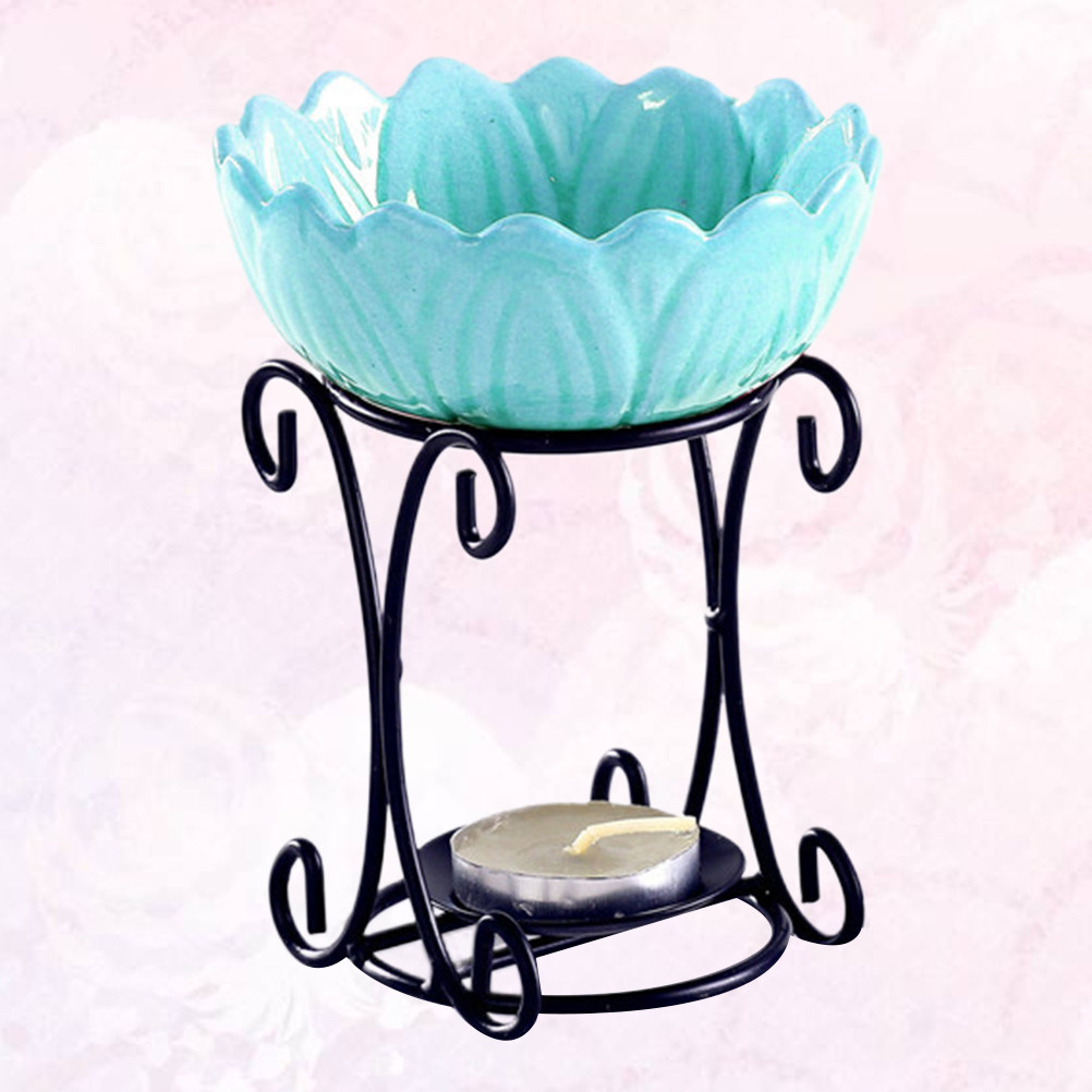 Dual-Function Iron Candlestick - Home Fragrance Oil Burner 评论和价格