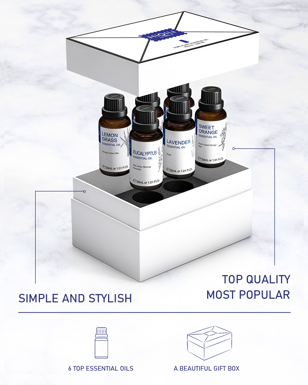 HIQILI 30ML 6-piece Set, Exqui - Home Fragrance Us 评论和价格