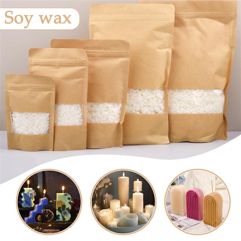 50-1000g Natural Pure Soy Wax  - Soy Wax Flake 评论和价格