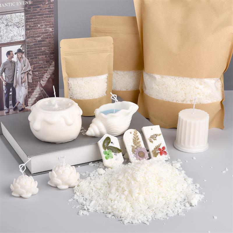 50-1000g Natural Pure Soy Wax  - Soy Wax Flake 评论和价格