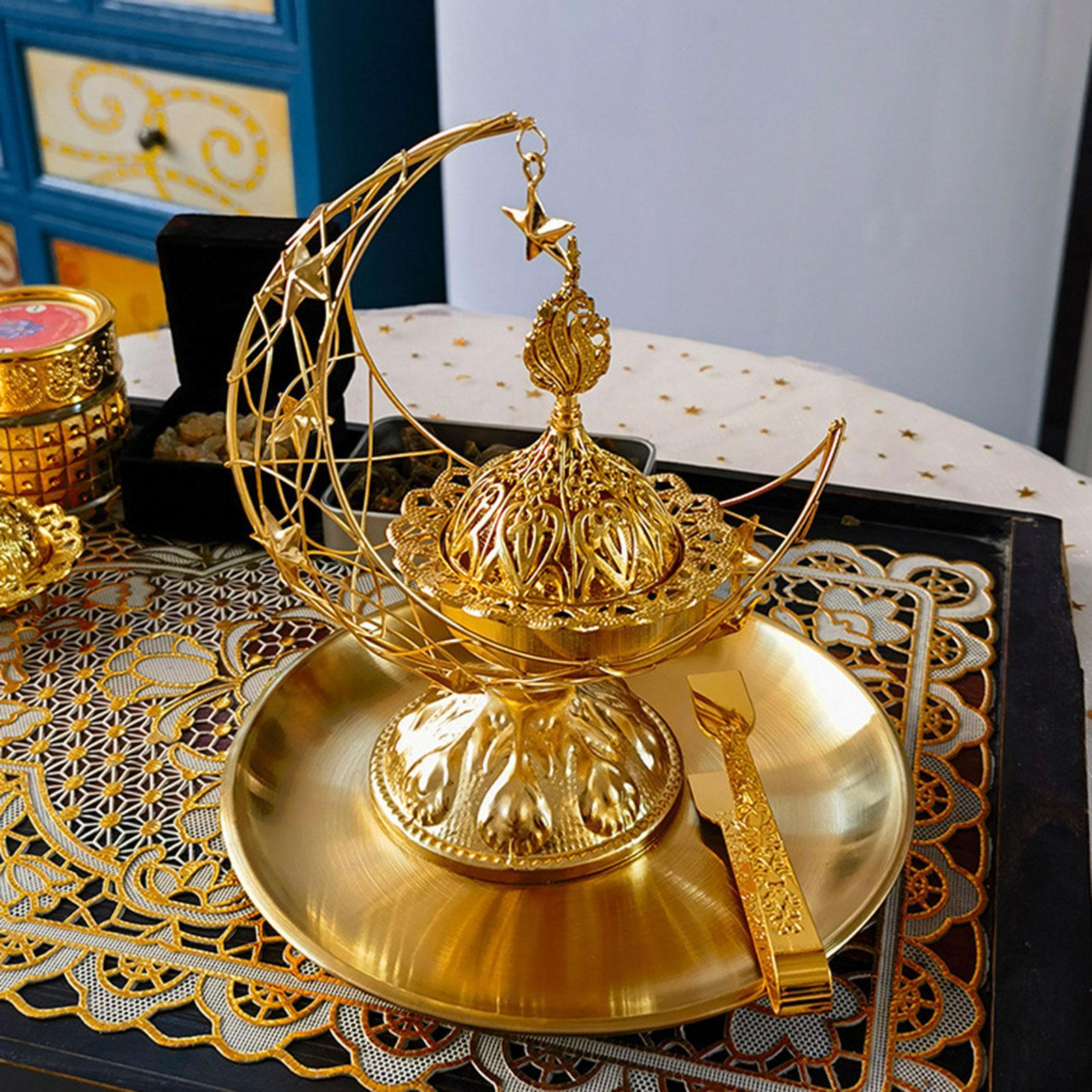 Golden Incense Burner Set with - Home Fragrance Set 评论和价格
