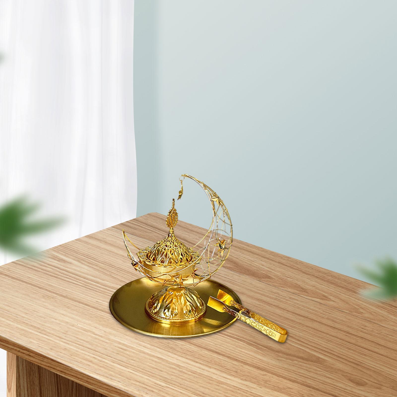 Golden Incense Burner Set with - Home Fragrance Set 评论和价格
