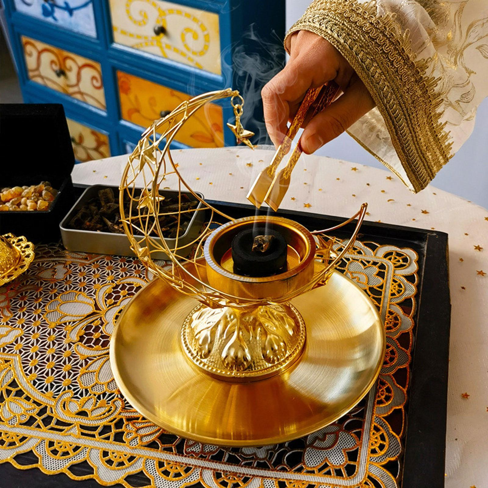 Golden Incense Burner Set with - Home Fragrance Set 评论和价格