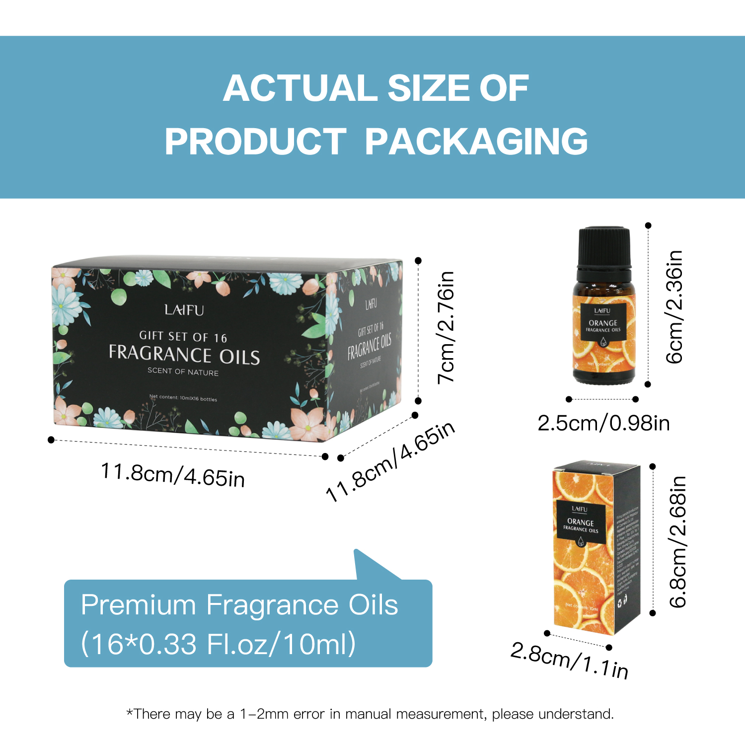 16x10ml Essential Oils Set for - Home Fragrance Set 评论和价格
