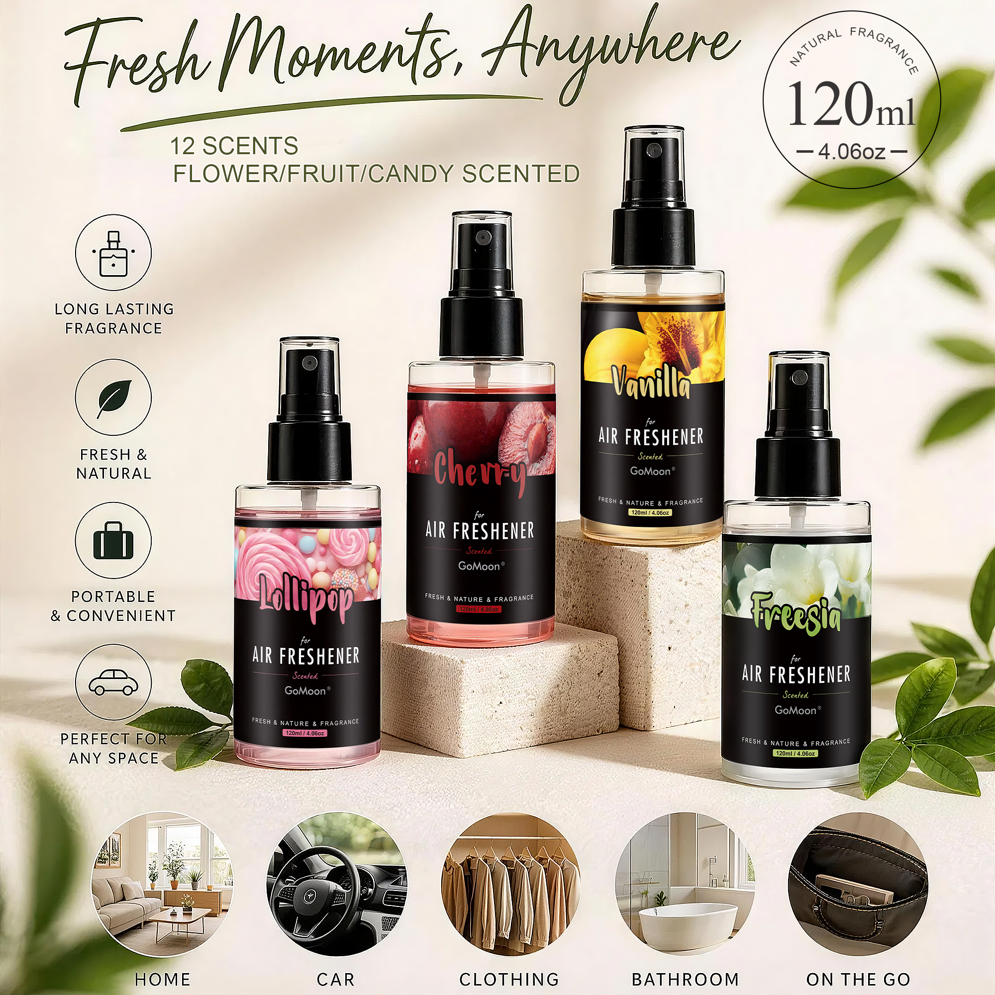 flower/fruit/candy scent car f - Home Fragrance Large 评论和价格