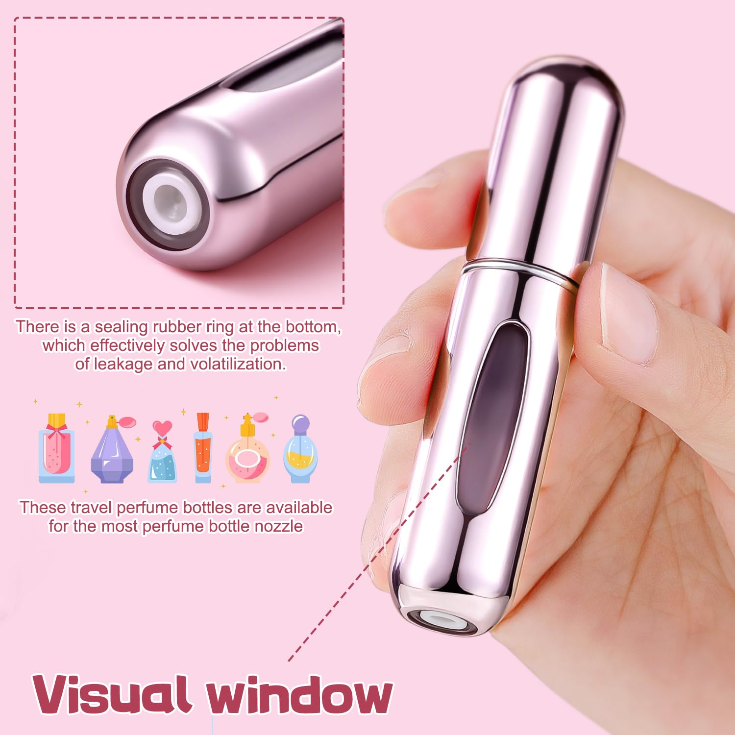 4Pcs Pocket Perfume Dispenser  - Perfume Atomizer Travel 评论和价格
