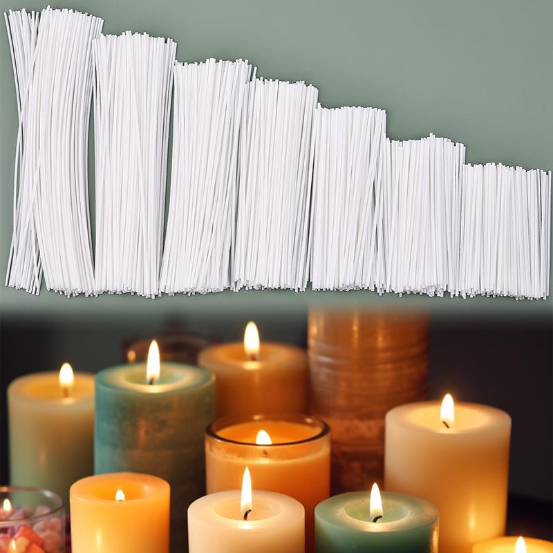 50/100Pcs Waxed Cotton Candle  - Soy Wax Flake 评论和价格