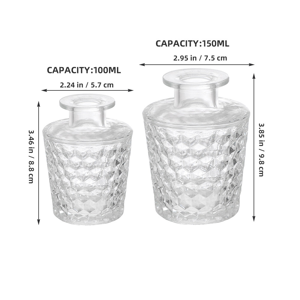 2Pcs Aromatherapy Glass Diffus - Home Fragrance Essential Oils 评论和价格