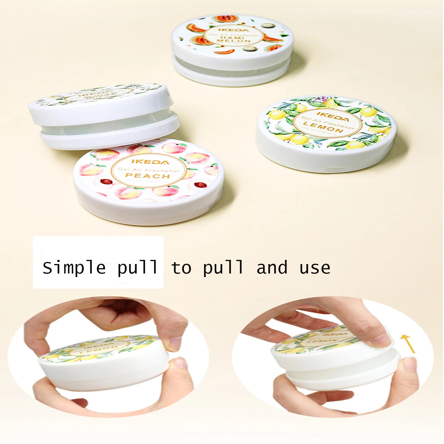 Car air freshener: Lemon scent - Home Fragrance Gel 评论和价格