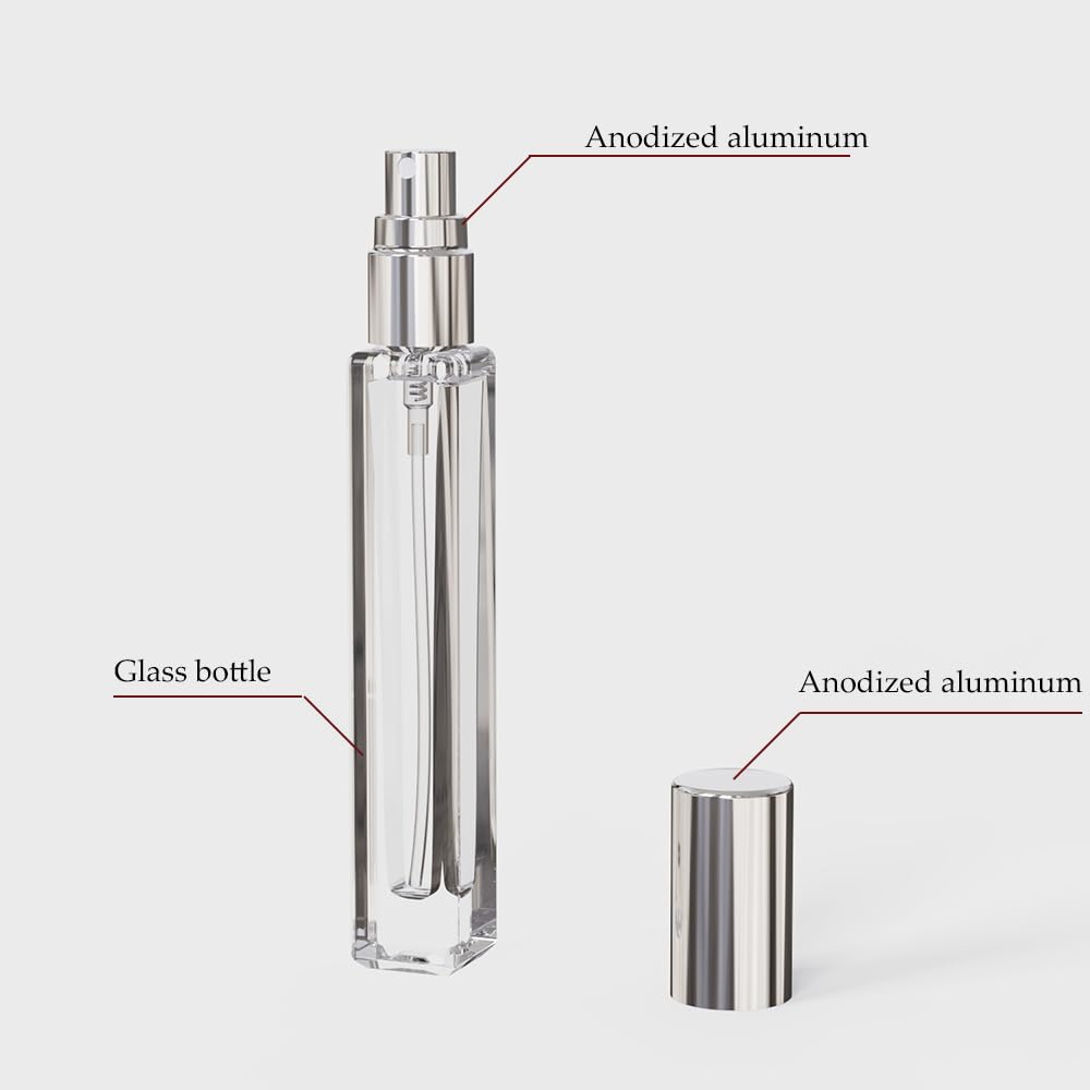 5-Piece Cologne Atomizer Empty - Perfume Atomizer Travel 评论和价格