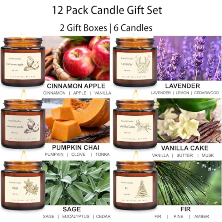 Scented Candles Gift Set for H - Home Fragrance Set 评论和价格
