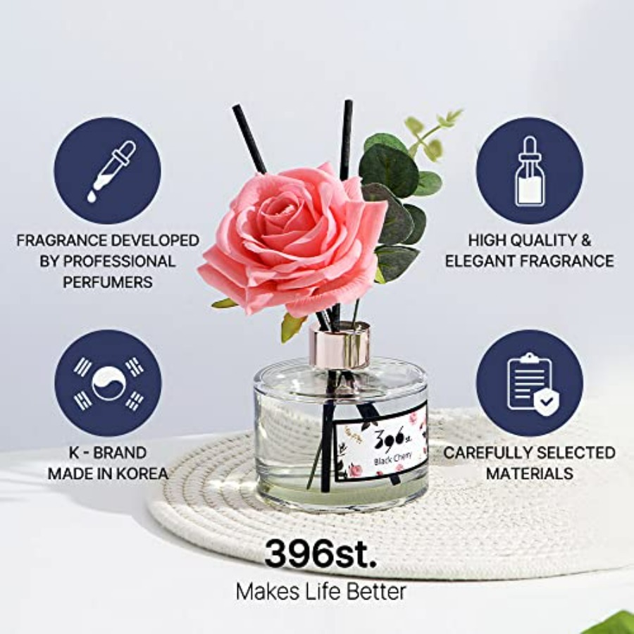 Rose Flower Reed Diffuser,,200 - Home Fragrance Set 评论和价格