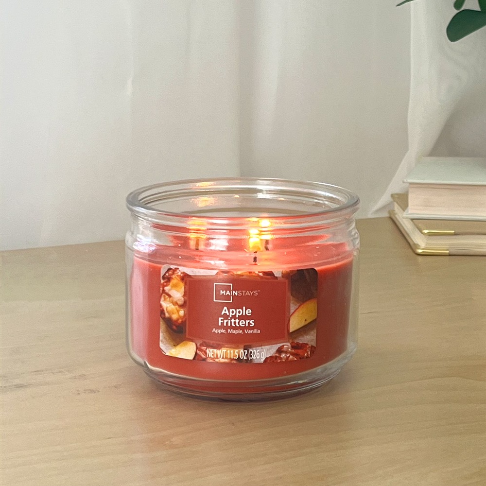 Apple Fritter Scented 3 Wick G - Home Fragrance Large 评论和价格