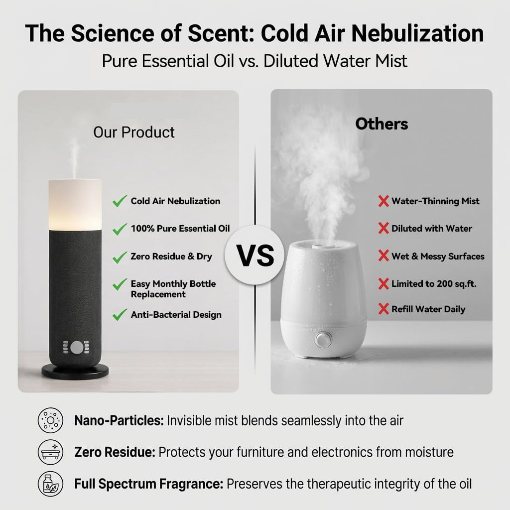NAMSTE 120ML Tower Scent Diffu - Home Fragrance Device 评论和价格