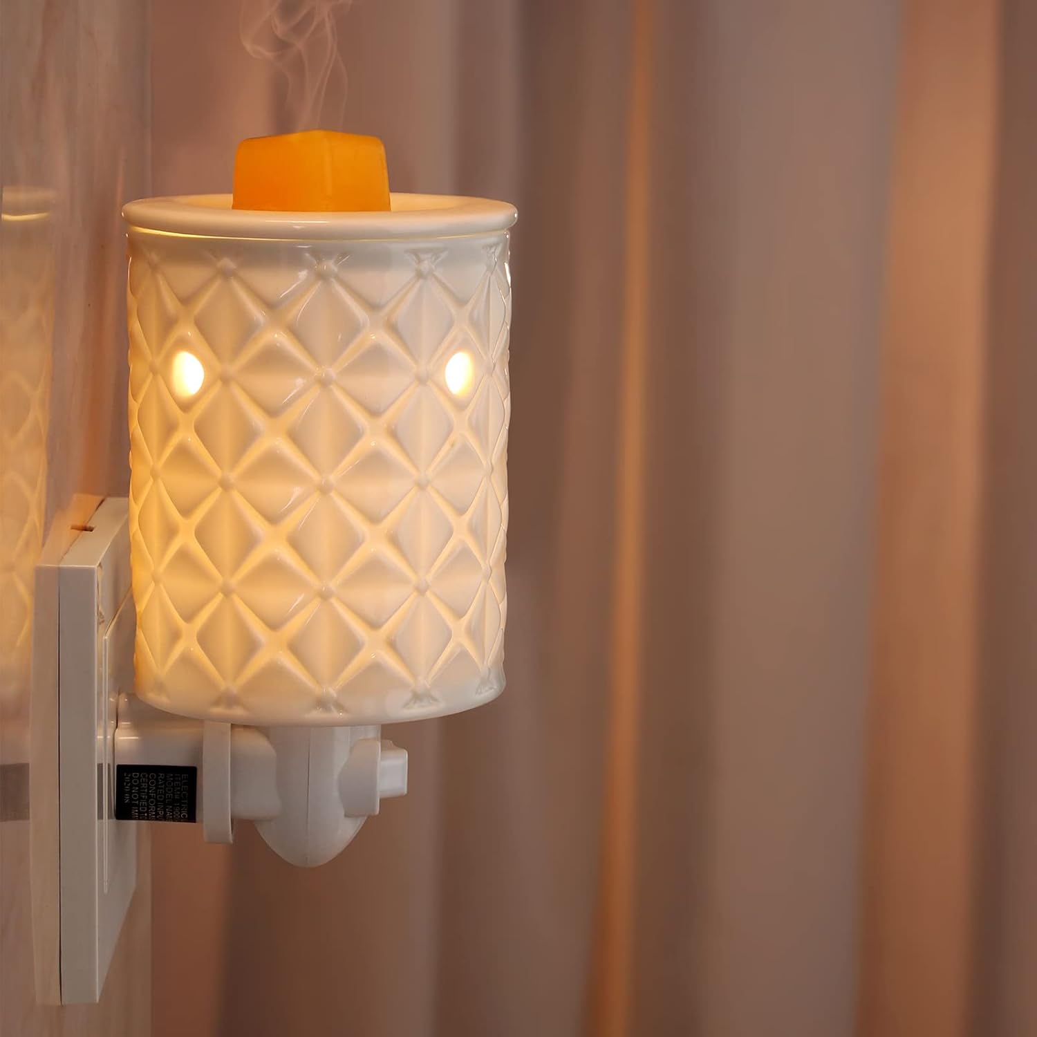 Plug in Wax Melt Warmer, Ceram - Home Fragrance Oil Burner 评论和价格