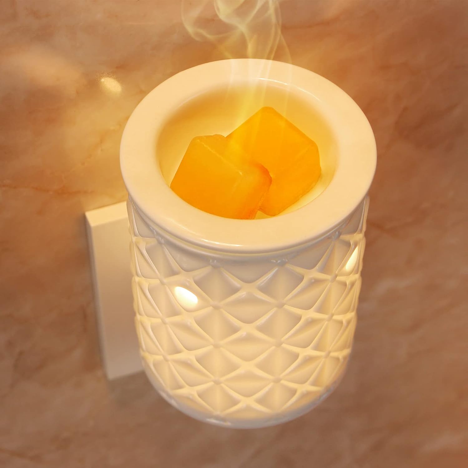 Plug in Wax Melt Warmer, Ceram - Home Fragrance Oil Burner 评论和价格