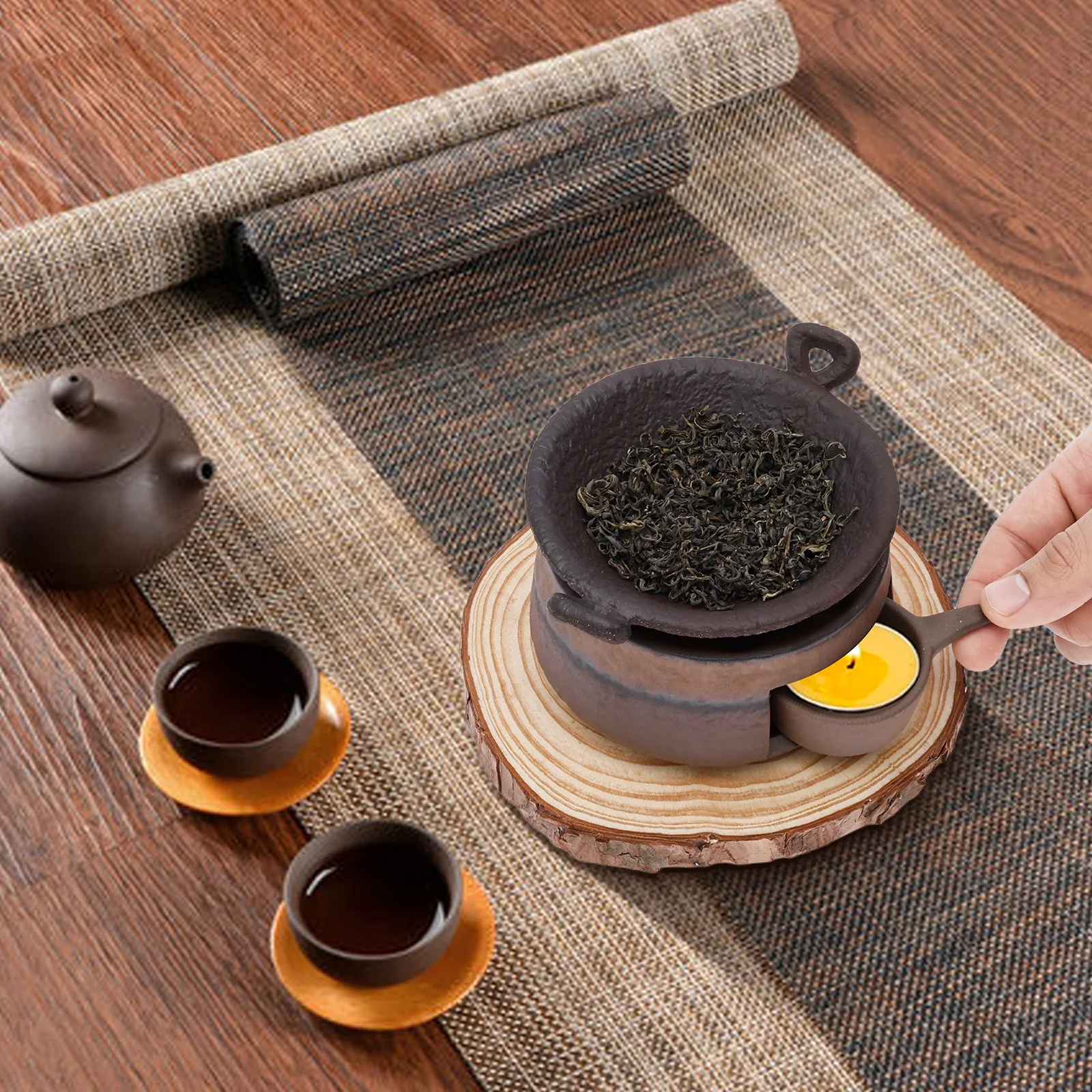 Ceramic Aromatherapy Stove Ess - Home Fragrance Set 评论和价格