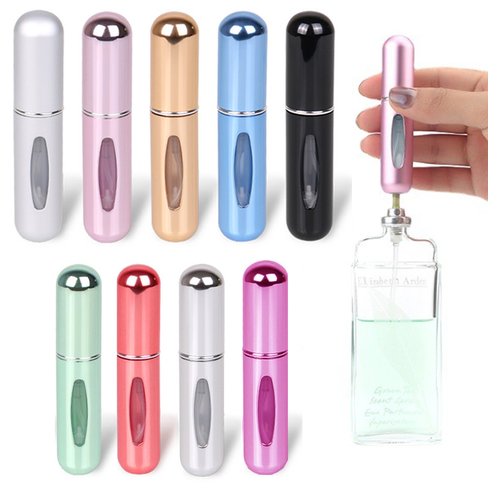 5Pcs Gift Packaged 5ml Refilla - Perfume Atomizer Travel 评论和价格