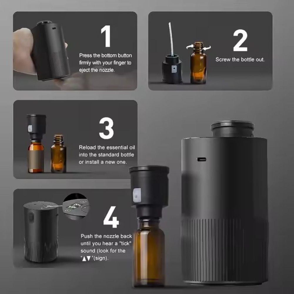 Portable Essential Oil Diffuse - Home Fragrance Device 评论和价格